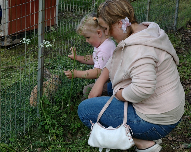 2005_0625_154157AA.JPG - Malin och Rebecka matar kaninerna
