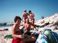 badstrand023  Fikapaus i solandet