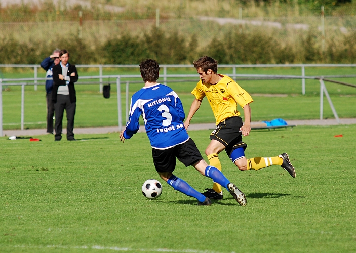 2009_0829_29.JPG - Ken Jansson kom in en bit in i 2:a halvlek istället för Rio Babovic