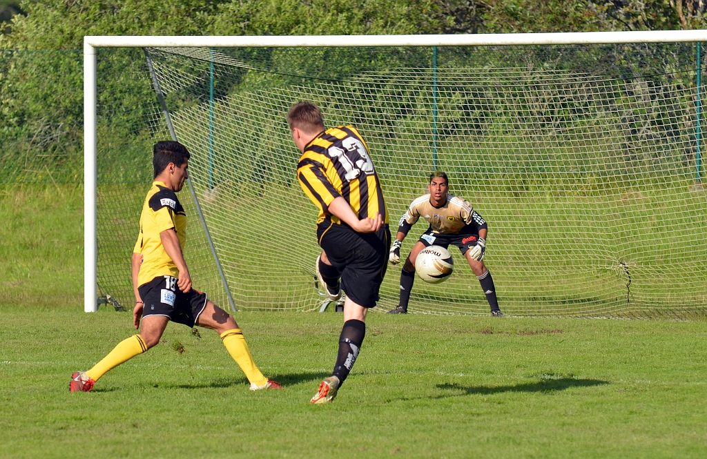 2012_0630_66.JPG - Ett bra läge för Wahlsta men anfallaren skjuter utanför