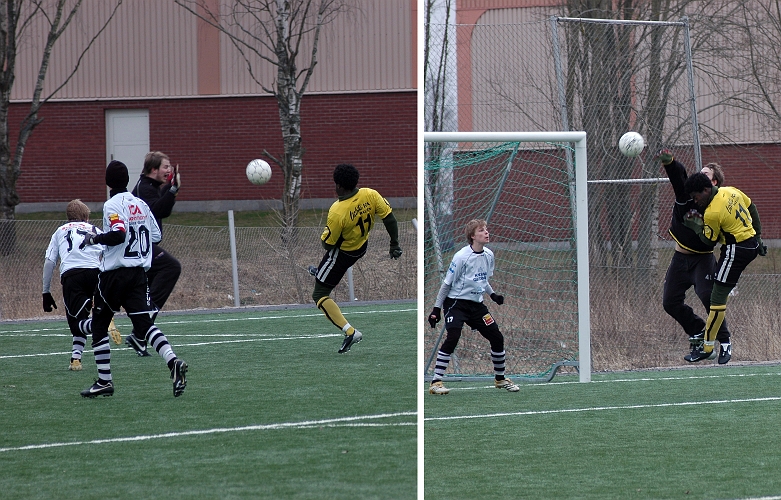 2007_0324_17.jpg - Nr.11 Abdel Seidou får en dubbelchans att öka på södras ledning men kolsvas målvakt gör en dubbelräddning