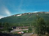 Vy från turiststationen i Abisko